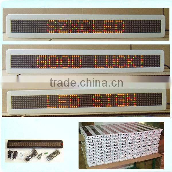 Wireless WIFI communication P7.62-7*80RG industrial LED display