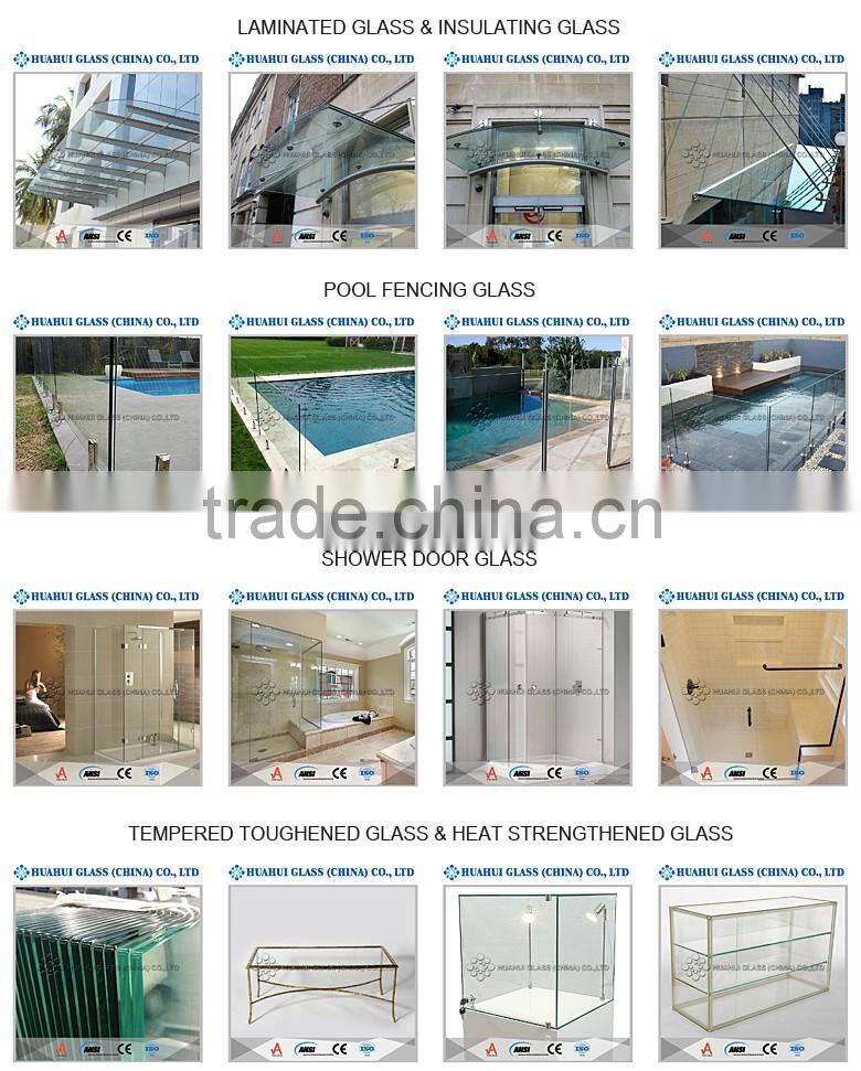 canopy glazing laminated safety clear glass with CE ISO9001 ANSI certificated