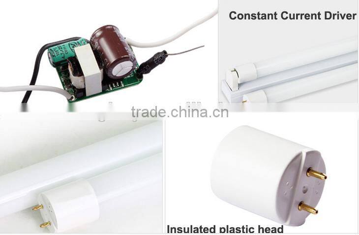 AC Compatible Glass led tube, 120lm/w 18w UL DLC CE listed, DLC T8 led tube light