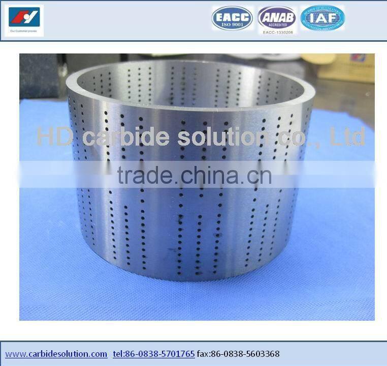 Tungsten carbide sleeves and bushing