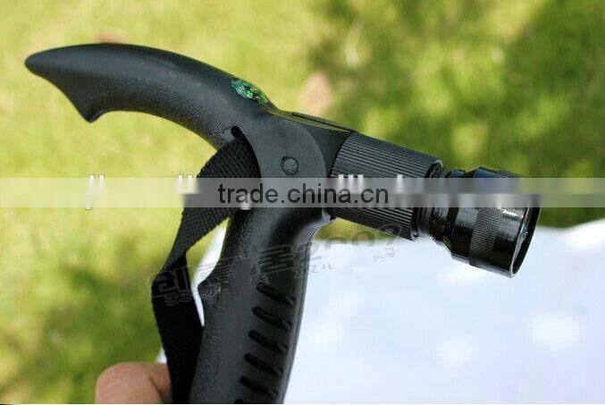 2015 Latest ladies walking stick with light alpen stock climbing Factory Direct