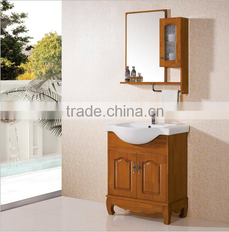 wood Bathroom wood mirrored Cabinets