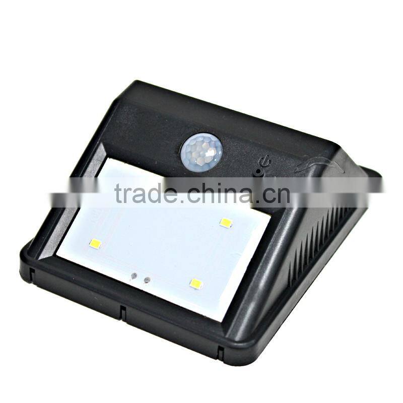 Waterproof 4SMD Solar LED Sensor Light