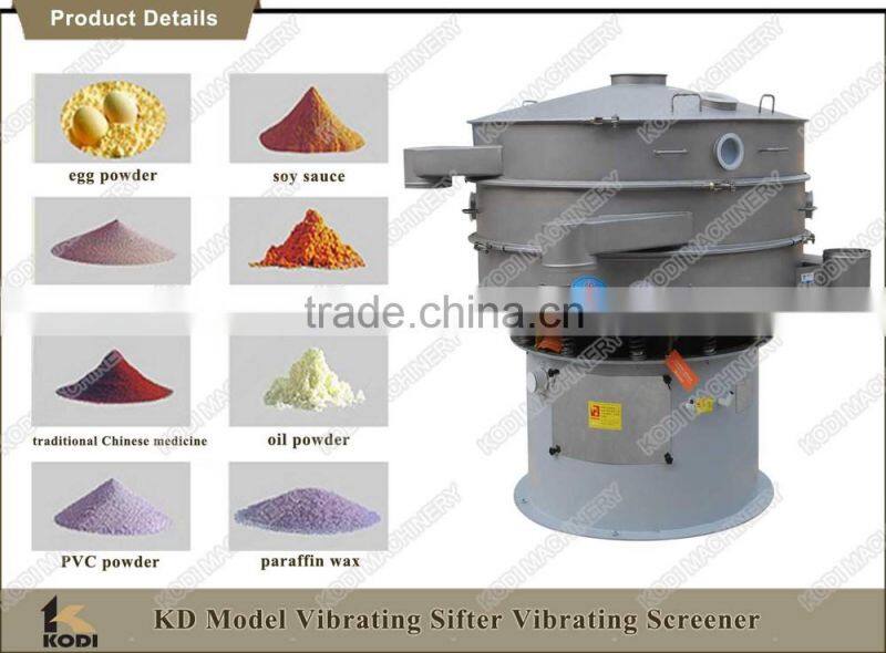 High Efficiency Foodstuff Vibrating Sifter Vibro Sifter Sieve Machine