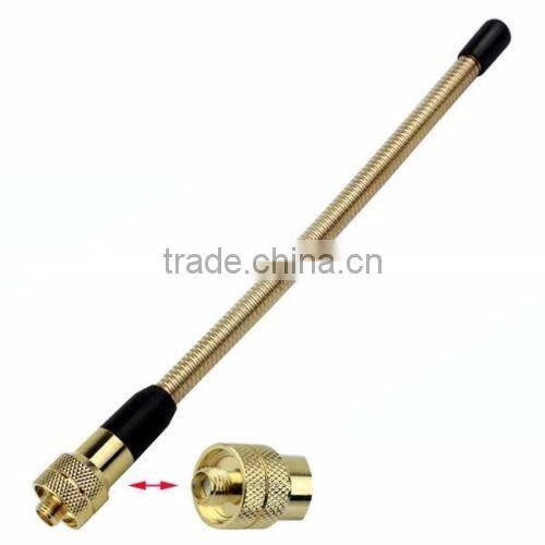Universal SMA-F Antenna Golden Soft VHF 136-174 MHz for BAOFENG TYT Radio