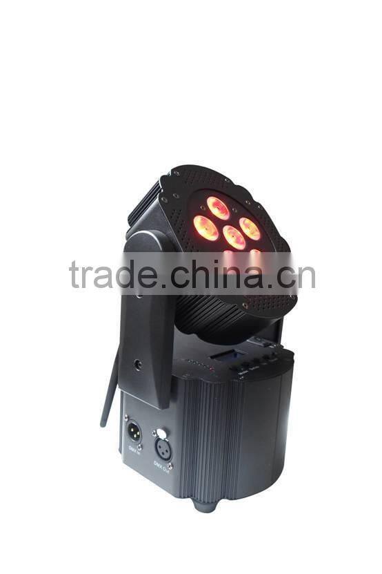 IR remote optional dmx led par 30W wireless par can 6*Tri-3W RGB led battery operated par light
