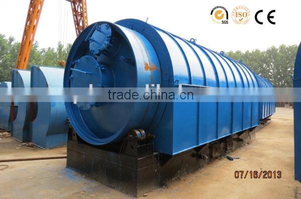 Used tyre vertical pyrolysis plant