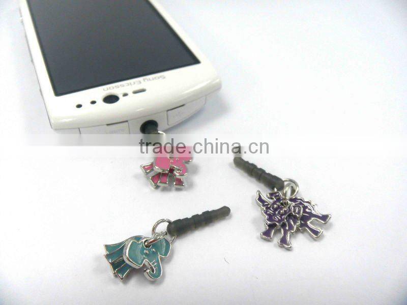promotional fashion crystal earphone jack plug,designed by (C) charis,OEM service,pass SGS factory audit
