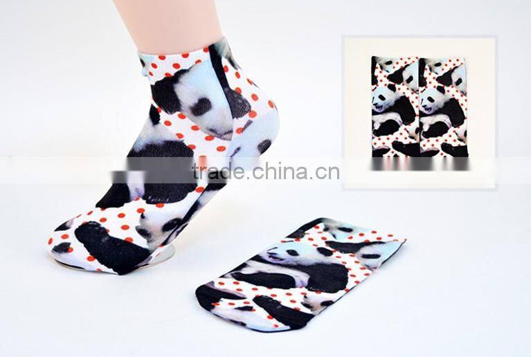 wholesale ladys colorful ankle sublimation blank socks