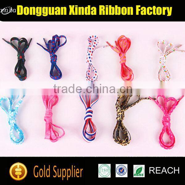 Custom Crazy Colored Flat Shoelaces