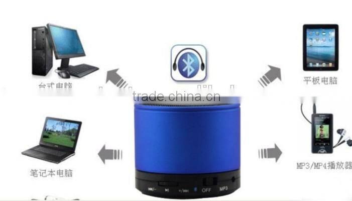 2014 new products OEM Mini Wireless Bluetooth S11 Speaker support TF card mp3 music player handsfree speakers for mobile phone