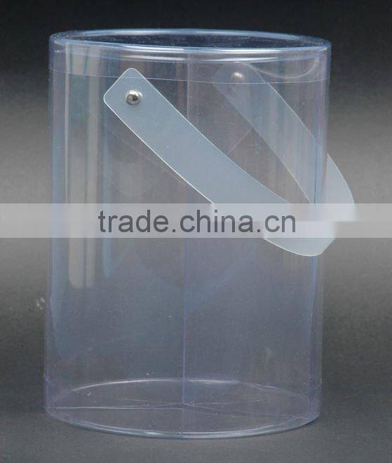clear plastic bucket
