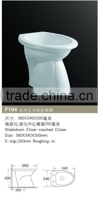 F106 hand wash closet