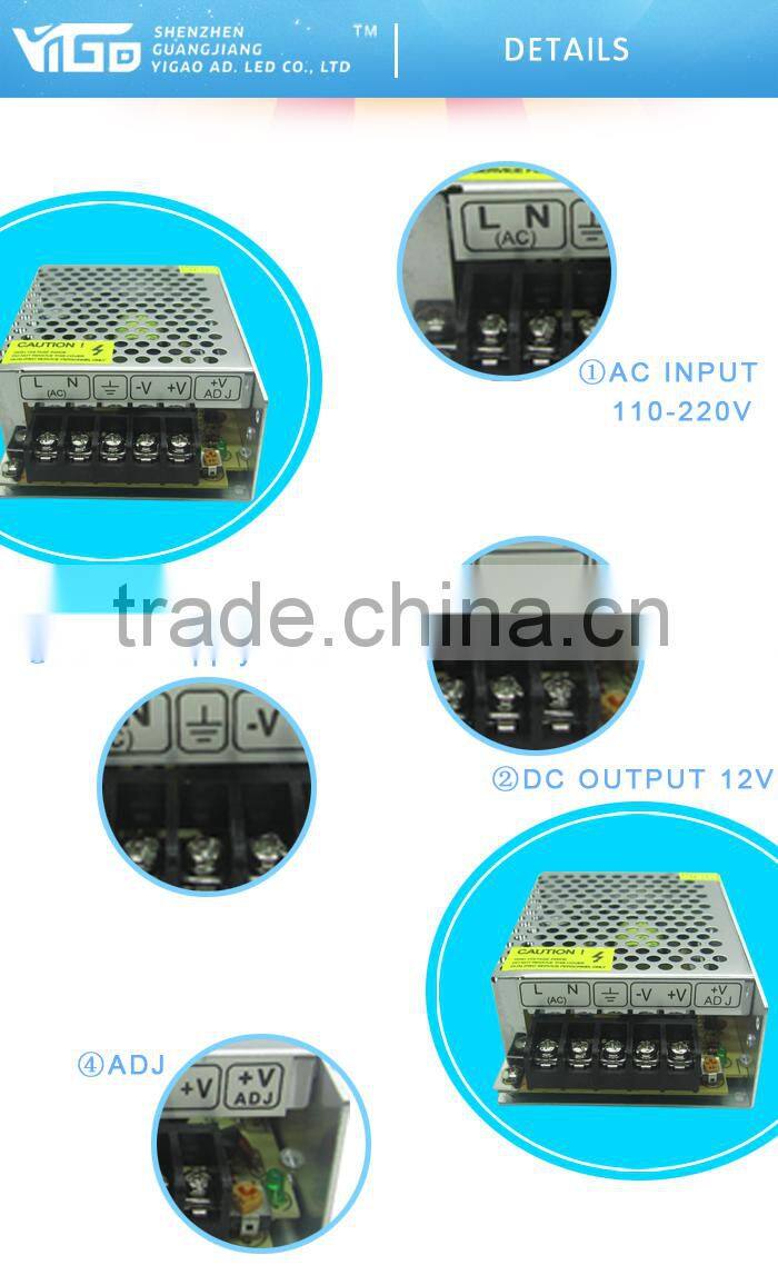 factory supplies new design mini led power supply 12v