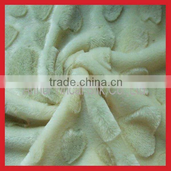 100% Polyester Embossed Plush