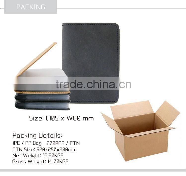 Ultra Slim Waterproof Recycle Kraft Paper ID Card Name Card Holder Album Bag