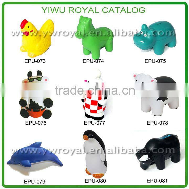 Funny Own Animal Shape Foam Promotional Anti Stress Toys