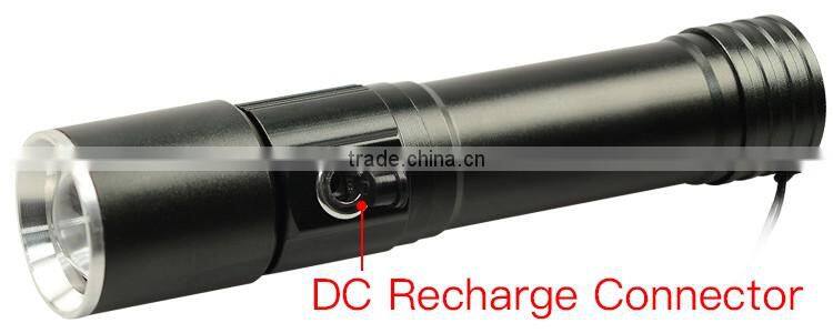 latest China factory XPG 5w 18650 rechargeable Mini zoom flash light for camping outdoor