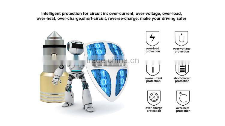100% Original VK World Electric Car Charger Dual Usb Phone Car Charger Wholesale For iphone