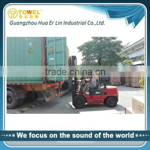 Hot sell 2.0 professional audio active stage speaker with light speaker portable