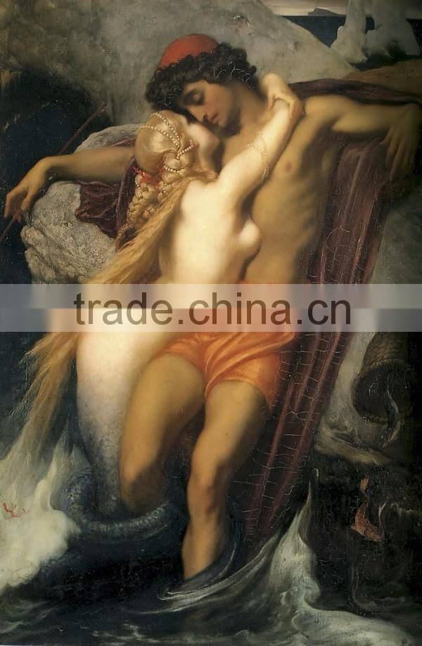 Hot Sexy Nude Girl And Boy Oil Painting