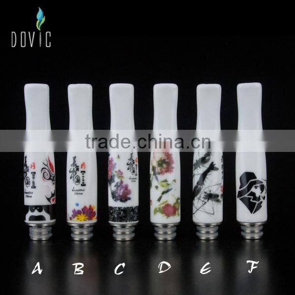 Various types colorful Blue & White Porcelain ceramic drip tips
