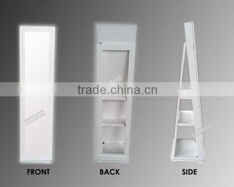 Rotating jewelry mirror cabinet China manufacturer