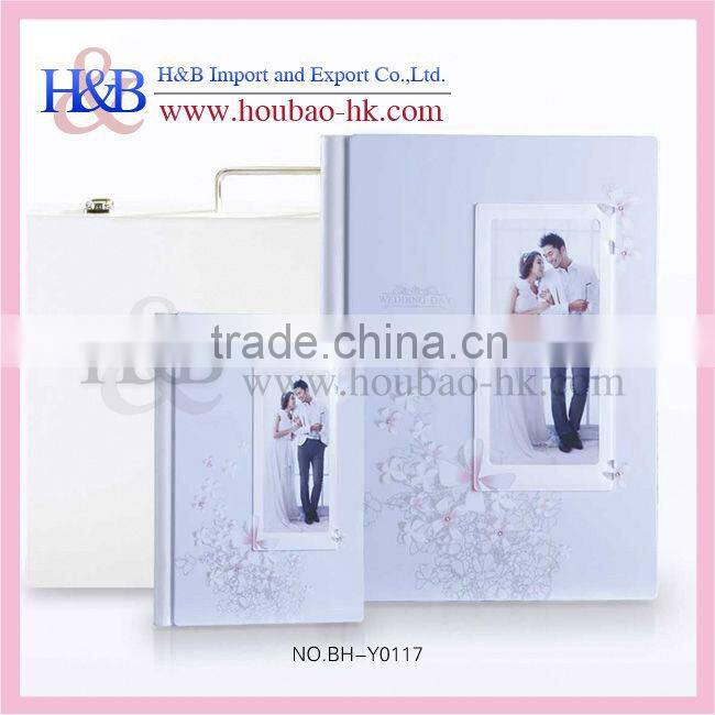 new design acrylic wedding photo album box