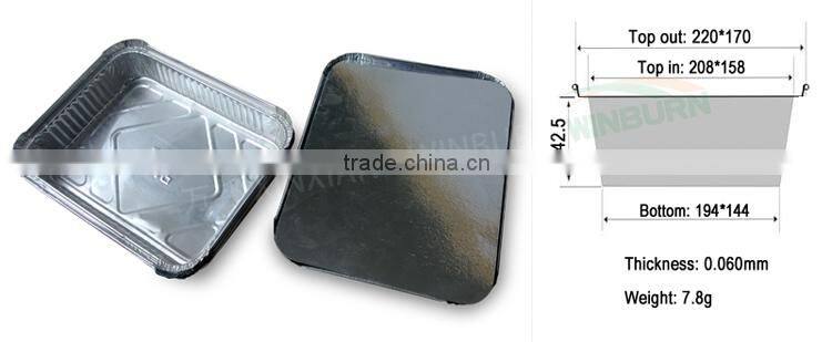 Disposable Aluminium Foil Food Container with Competitive Price
