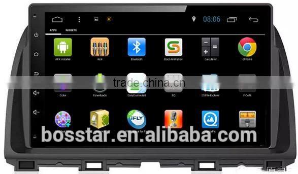 A9 quad cord ORIGINAL OEM 2 DIN Android car radio gps for MAZDA ATENZA with wifi,bluetooth,16g inand FREE IGO MAP