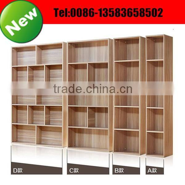 Wooden office book shelf with doors
