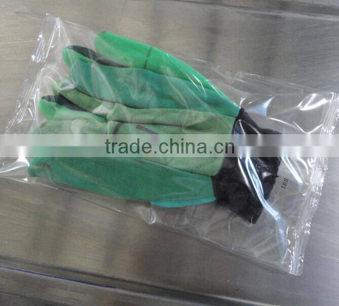 Automatic cotton gloves packing machine, rubber gloves packaging machine