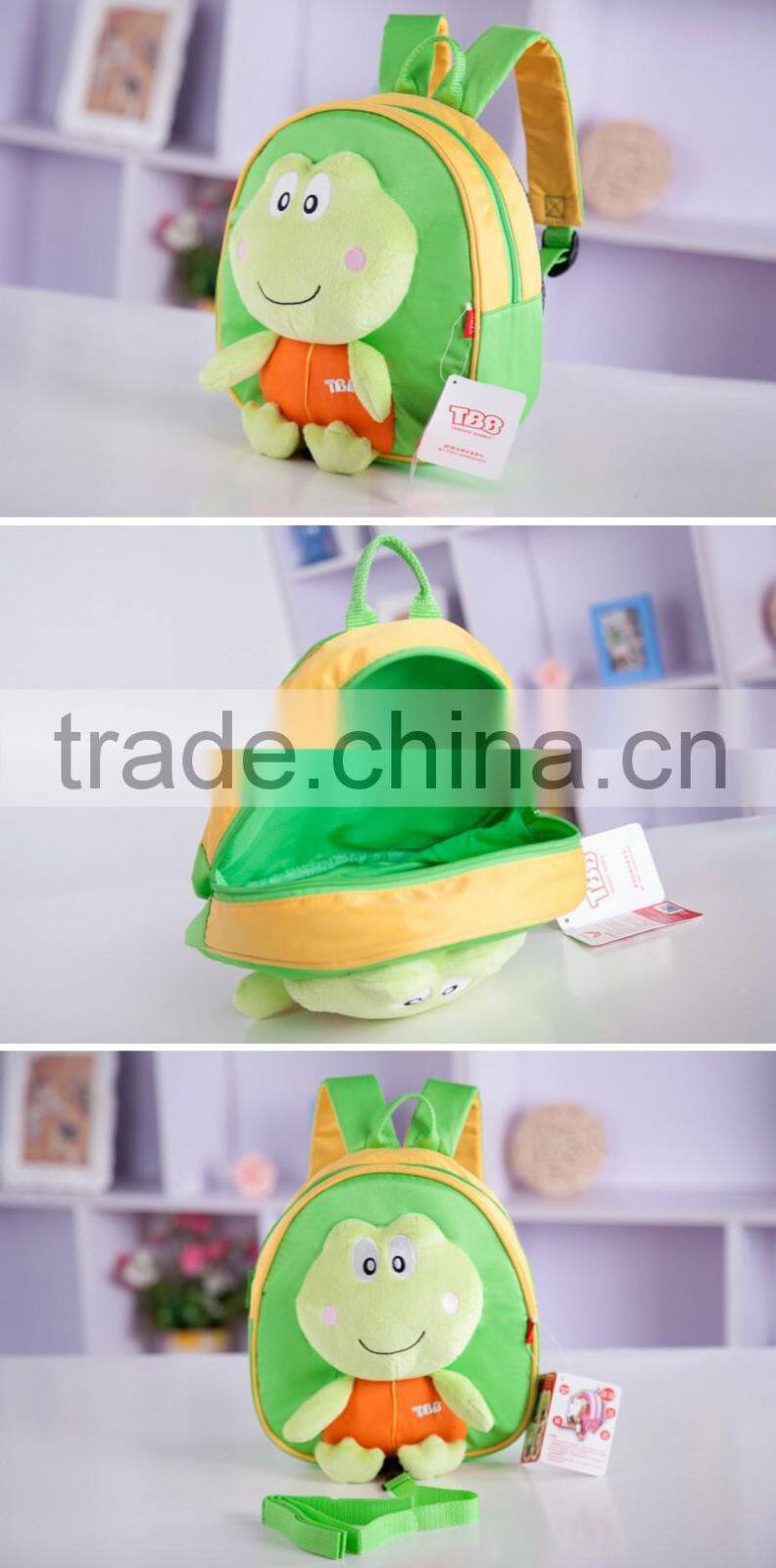 Kindergarten Children Frog Serie Adventure Backpack for Kids, Cute Monster Backpack