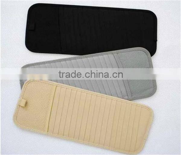 Auto Sun Visor CD Holder 12 CD Storage For Car CD Case And Bag Universal Design Mix Color