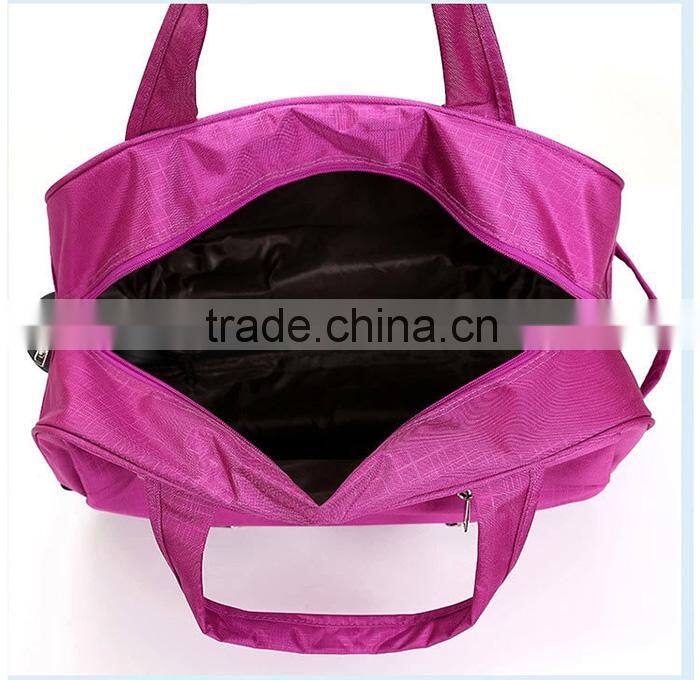 2015 modern pink custom low cadmium travel bag sports bag duffle bag
