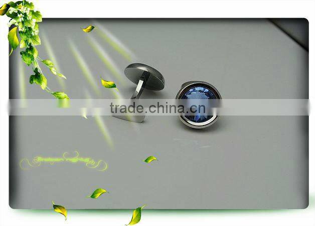 Wholesale 2013 Latest Fashion Cuff Links Jewelry blue elastic cufflinks