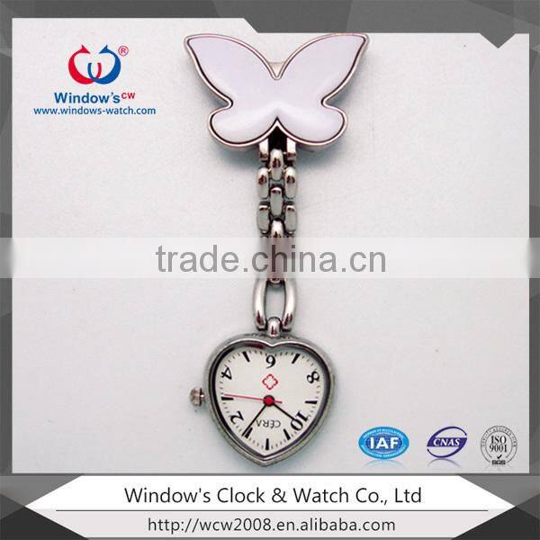 Nickel-Free/ CE/ Rohs Stainless Steel Quartz Brooch Doctor Nurse Pocket Watch