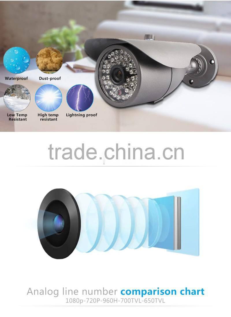 ONVIF Waterproof IR CUT 48pcs led 2.0MP IR Bullet Camera Support Night Vision P2P