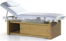 Wooden facial bed for beauty salon