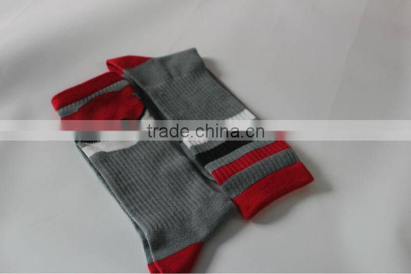 Elite Striped With Rubber Sports Sock