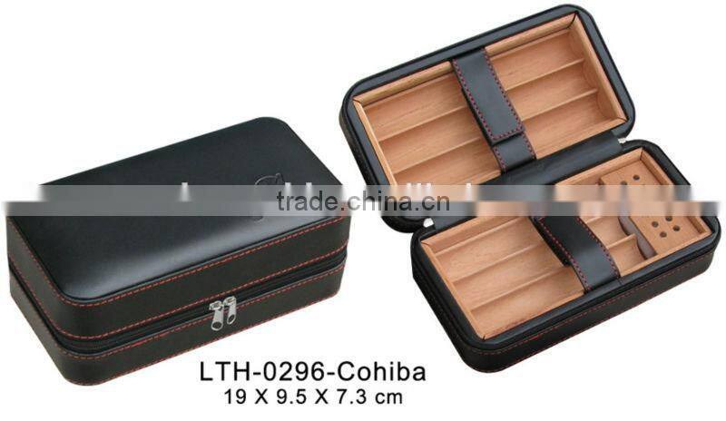 Cohiba travel leather cigar case manufacturer