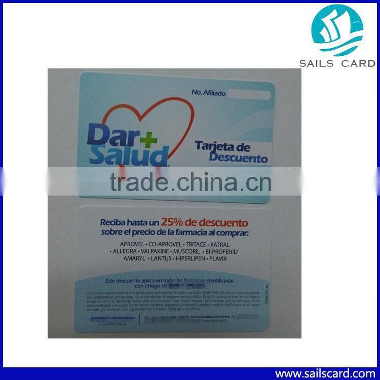 4C Offset Printing pvc gift card with best quanlity