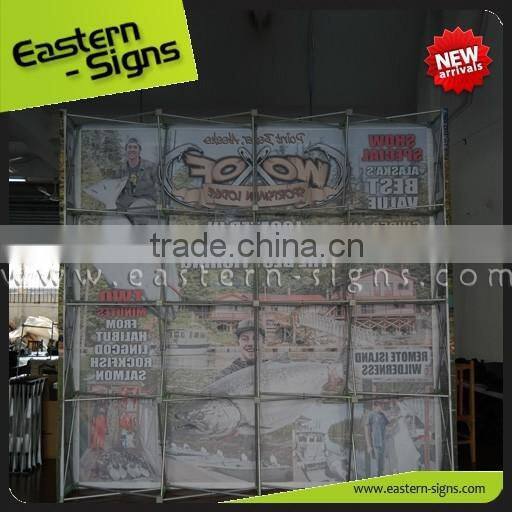 Eye Catching Fabric Printed Dye Sublamtion Printing Polyester Graphic Pop Display