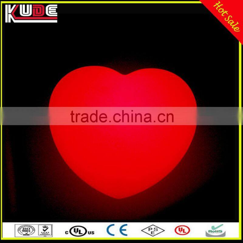 Wedding Decorative Lamp Heart Shape Flashing LED Night Light With RGB Light MultiColor Changing