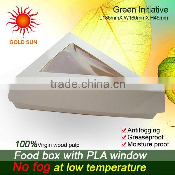 The triangle 2013 Newest Cake bakery packing With Anti-fog Window