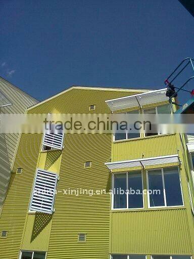 Manual adjustable aerofoil aluminum sun louver