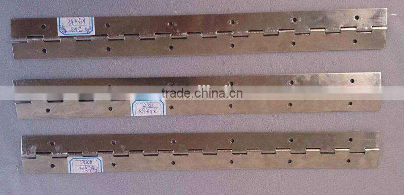 Stainless steel 304 continuous piano hinge/Stainless steel 201 long hinge/Metal steel long piano hinge
