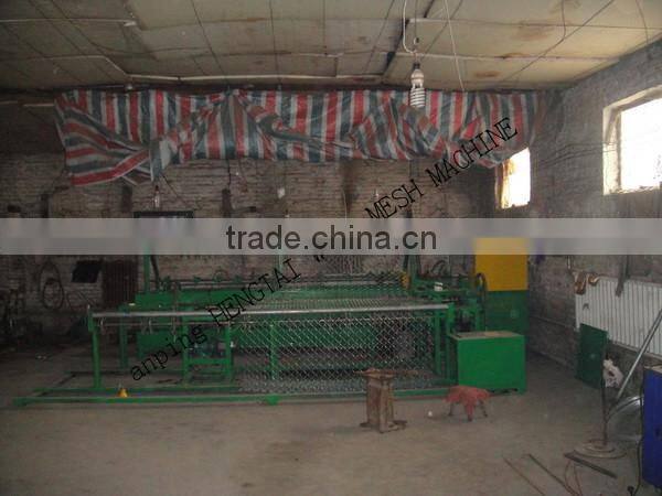 plant equipment anping semi-automatic chain link fence machine CHINA supplier