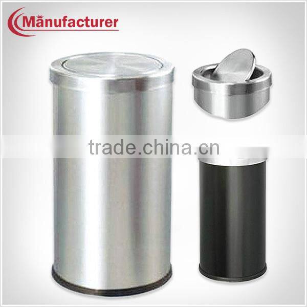 5L Hotel Superior Room Stainless Steel Sanitary Ware Food Step Rubbin Bin,Pop Up Trash Can