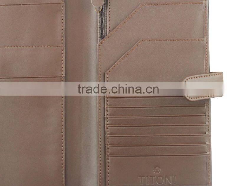 Delicate custom leather passport holder, Beautifully made passport cover with Customized Logo,Multifuction passport wallet